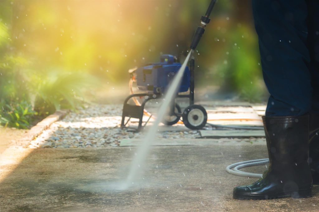 Pressure Washing Job